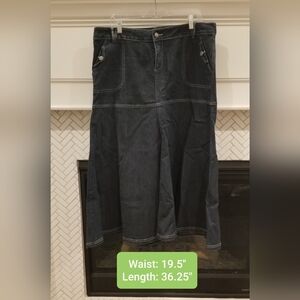 Cato Jean Skirt, "Like New", Size 16 (1X)